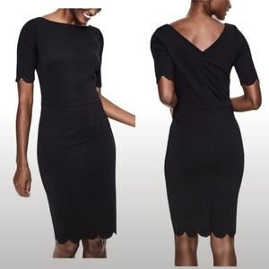 BODEN | Black Emma Ponte Bodycon Dress